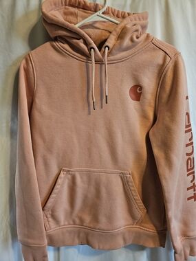 Carhartt- Women's Hooded Sweatshirt in Dusty Rose SZ xs